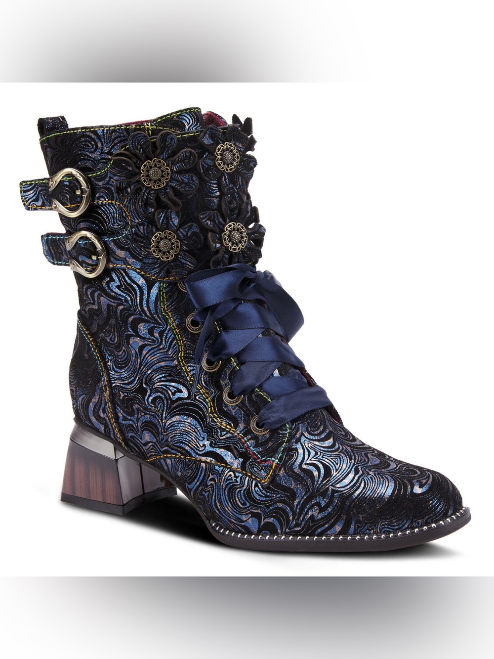 NWOB! L’Artiste ORIGINALA Boots by Spring Step, 41(9.5-10), NAVY